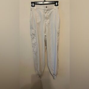 North Face Cargo Pants Women’s Size 4  Tan Pull On Trouser Jogger Hiking Camping